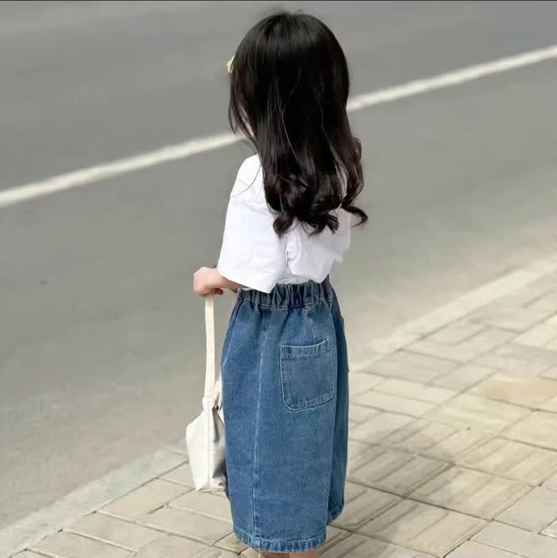 Channel denim skirt 2pcs