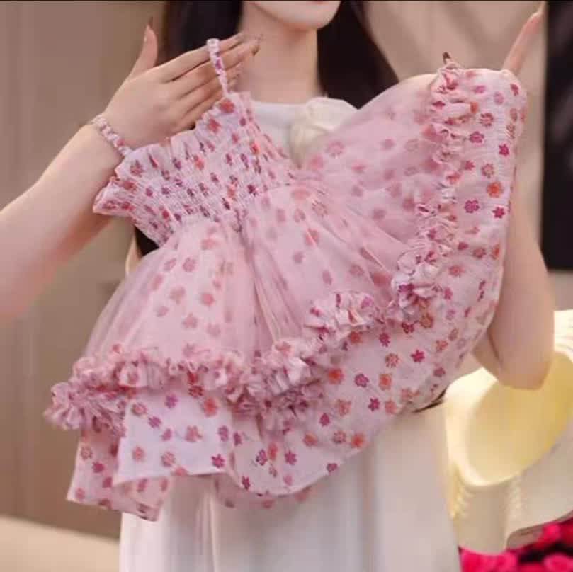 Floral summer dress 2pcs