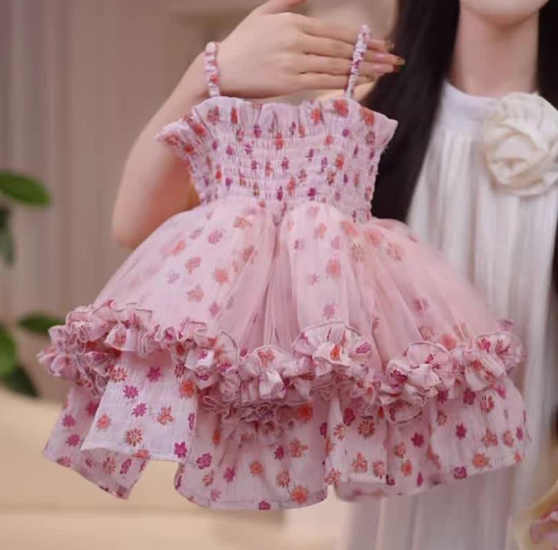 Floral summer dress 2pcs