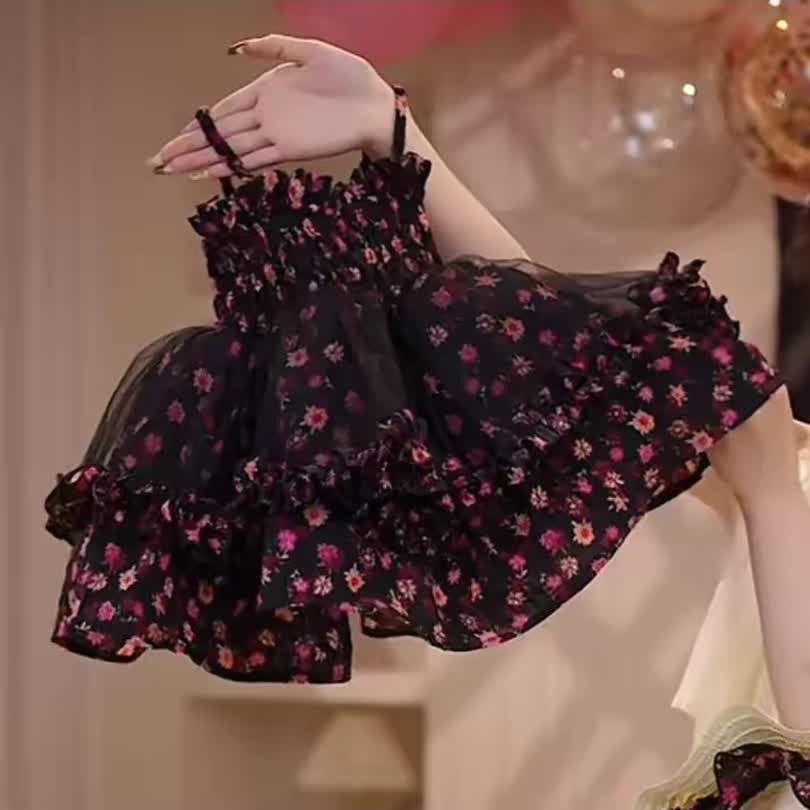 Floral summer dress 2pcs