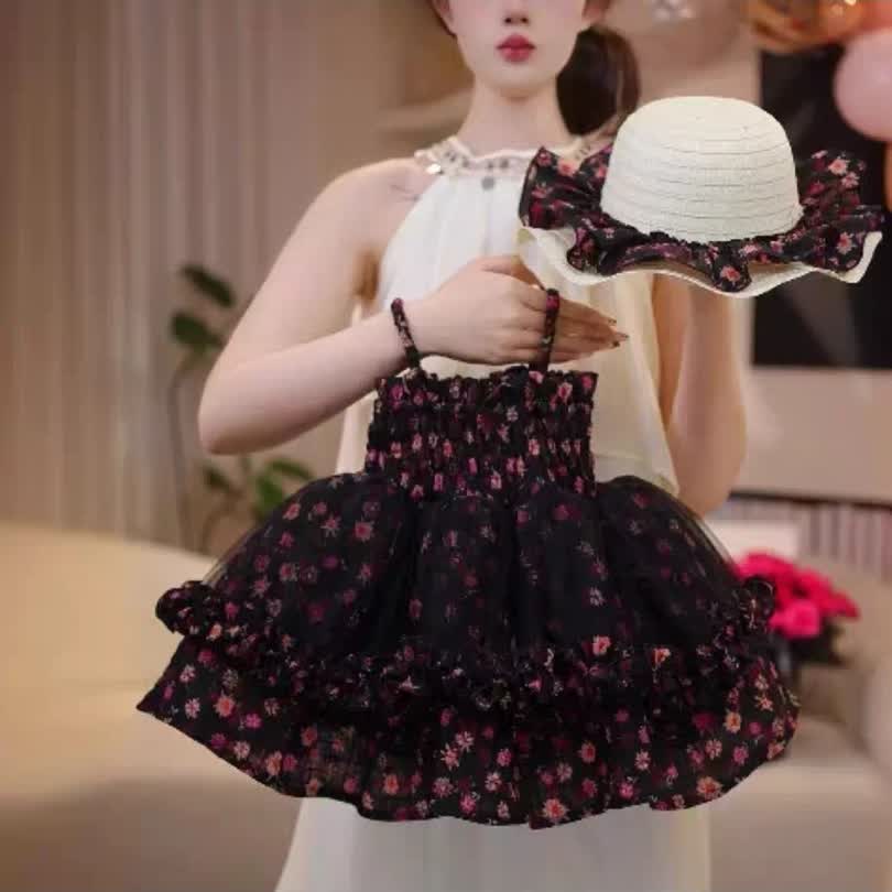 Floral summer dress 2pcs