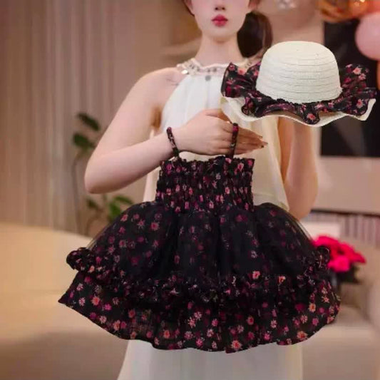 Floral summer dress 2pcs
