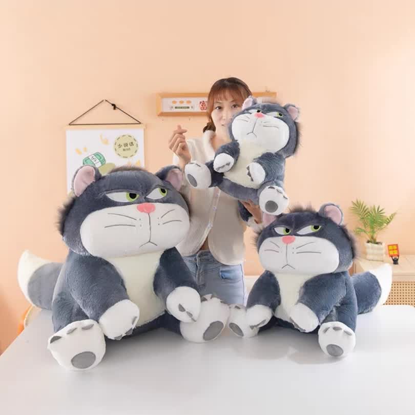 Angry cat doll 50cm