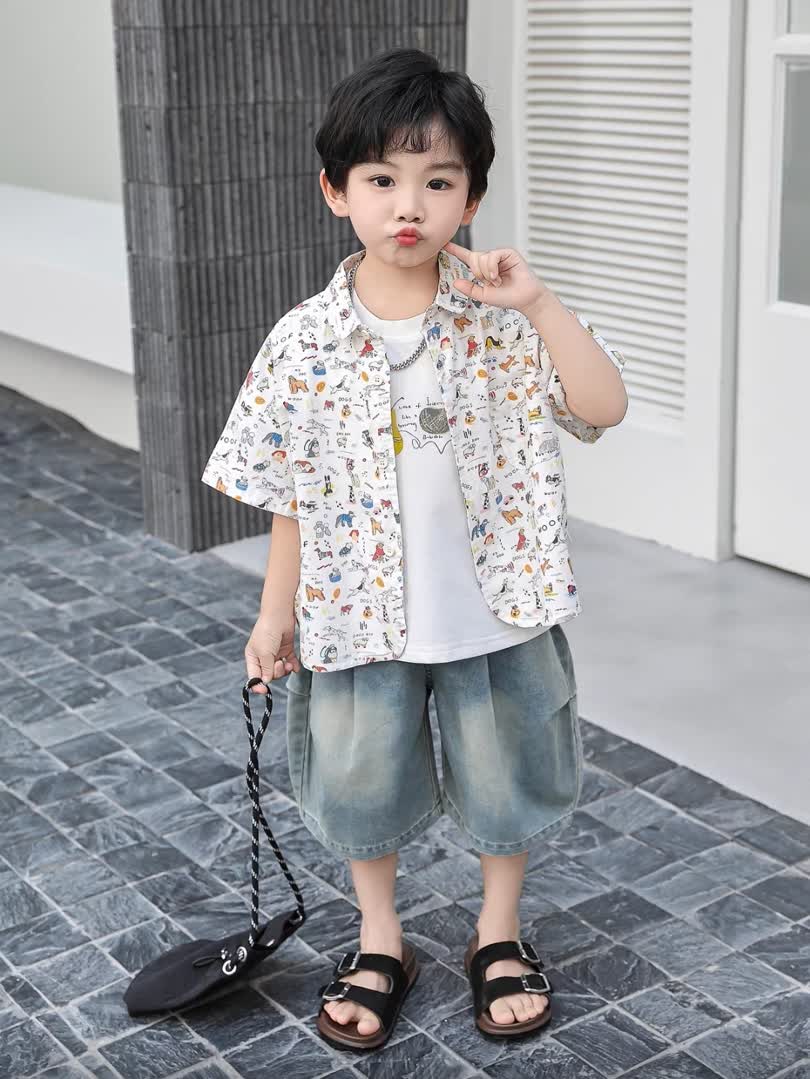 Woof animal short 3pcs