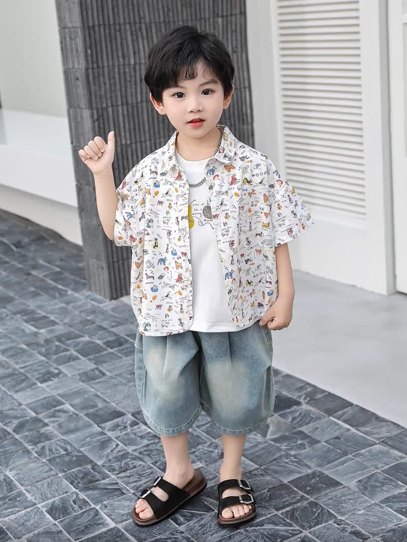 Woof animal short 3pcs