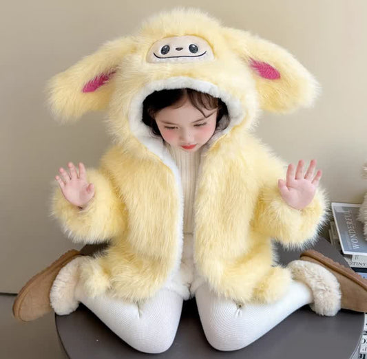 Labubu fur jacket