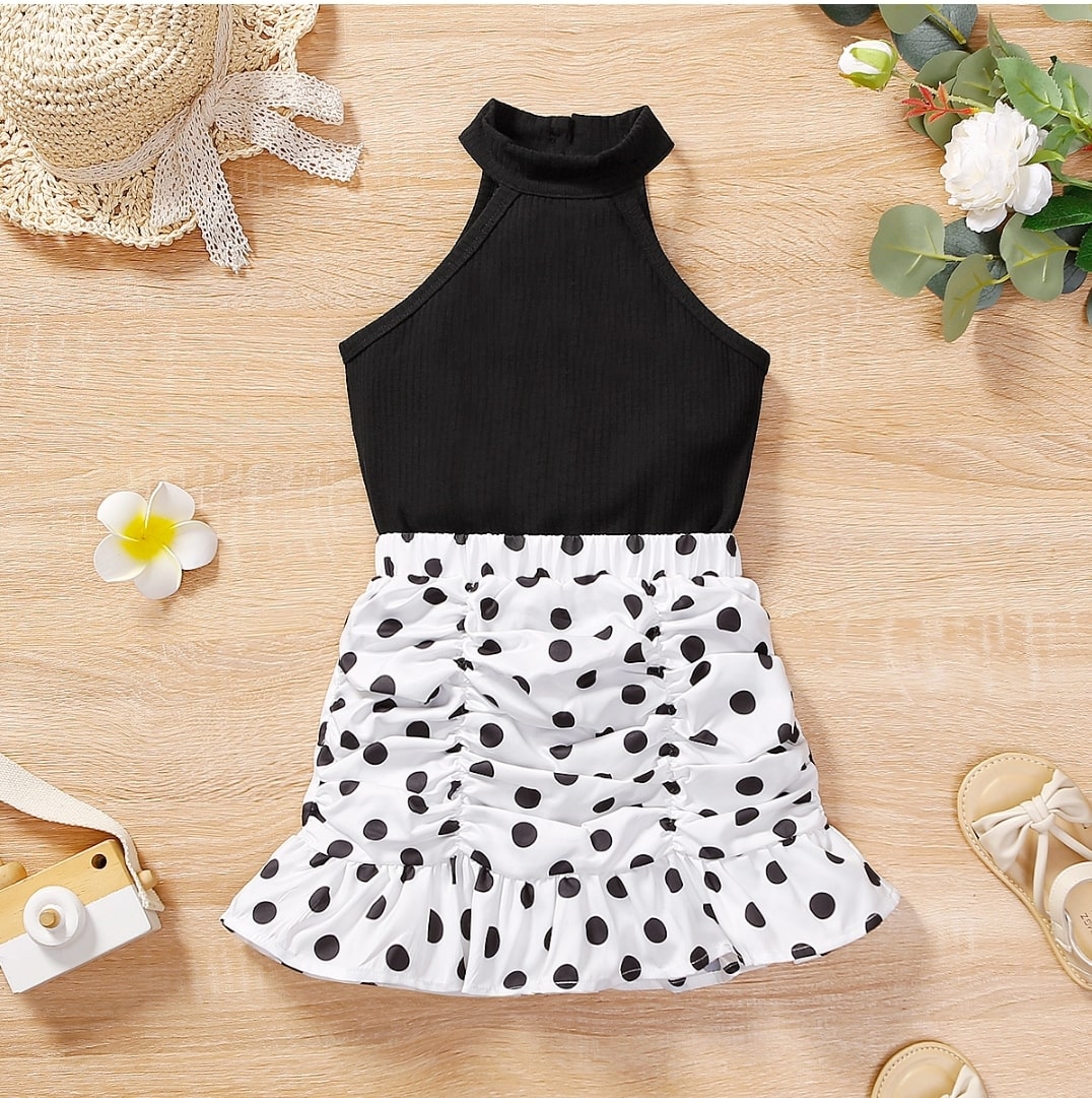 Halter dots set 2pcs