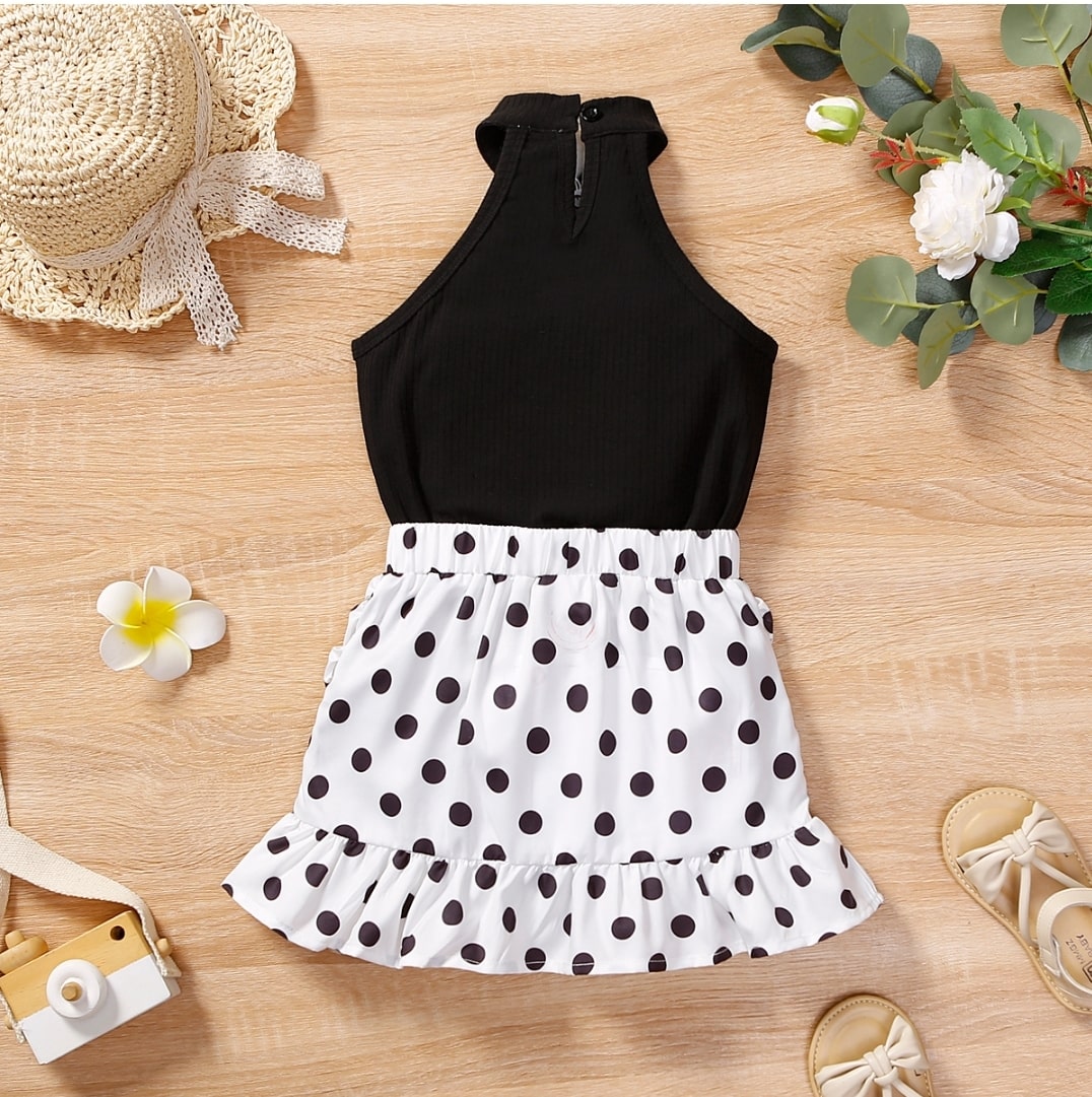 Halter dots set 2pcs