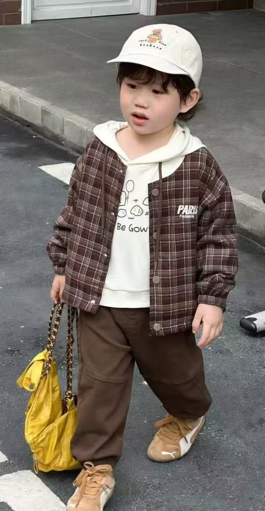 Check pullover set 3pcs