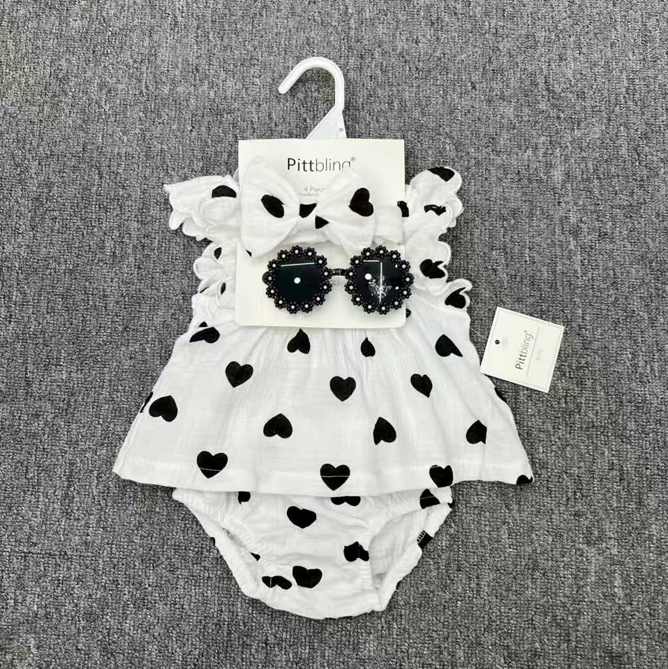 Heart cotton set 4pcs