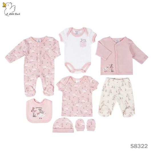 Flamingo cotton set 8pcs