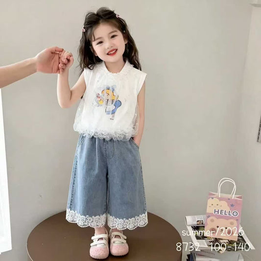 Princess denim set 2pcs