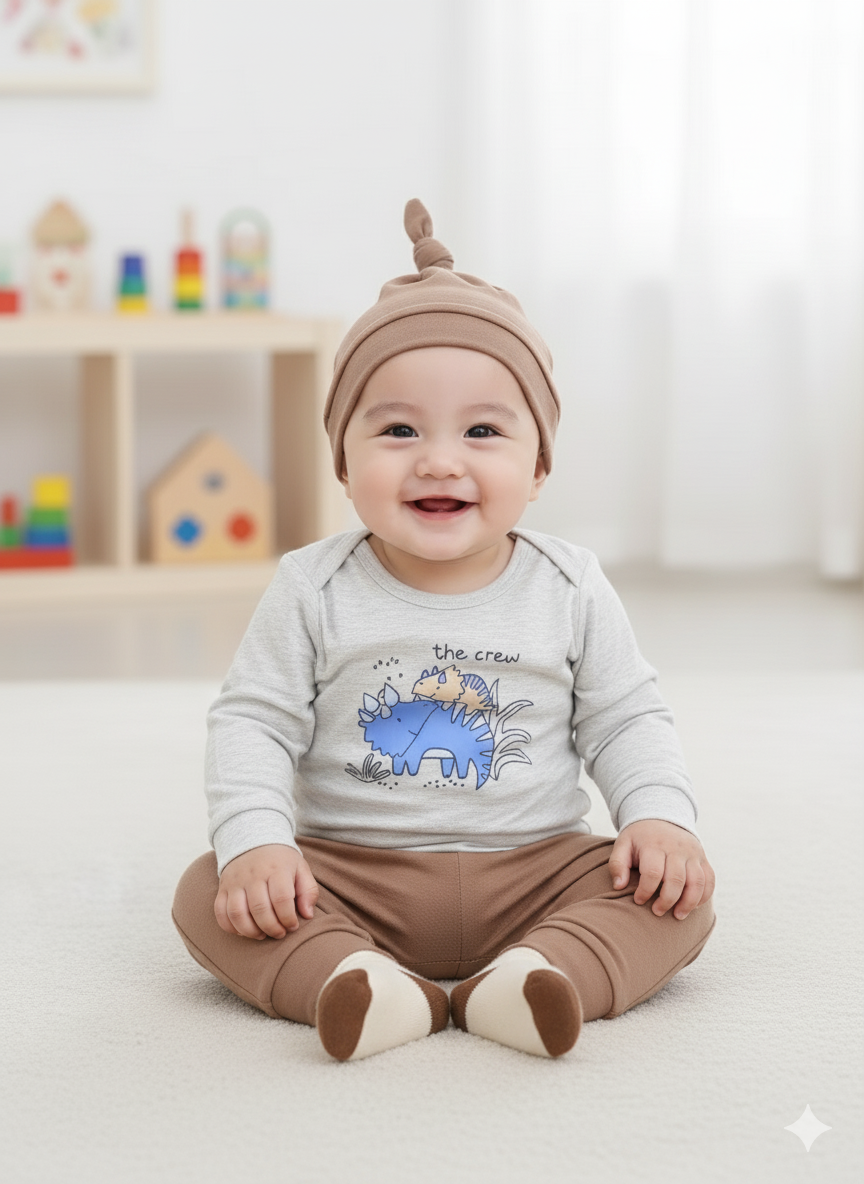 Crew dinasour set 4pcs