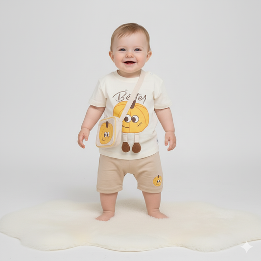 Pumpkin short set 3pcs