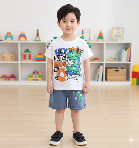 Dinasour short set 2pcs