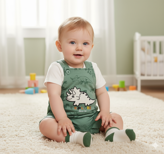 Explore jumpsuit set 3pcs