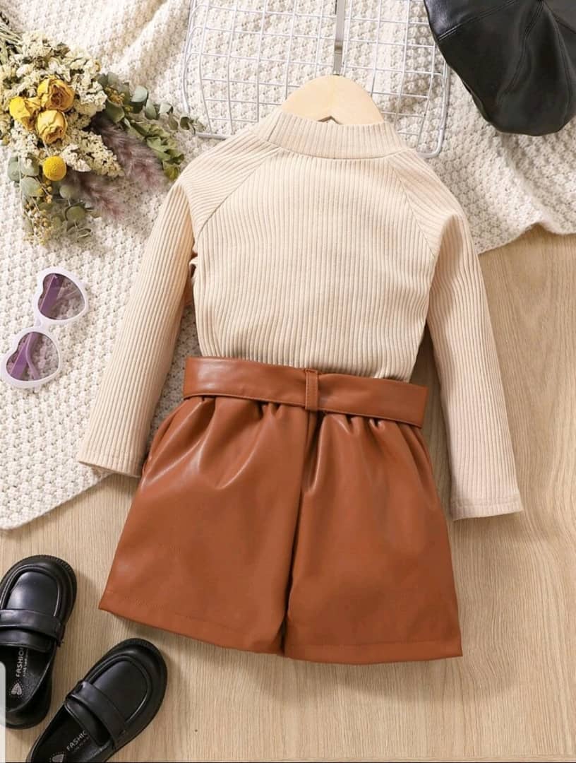 Breasted skirt 2pcs