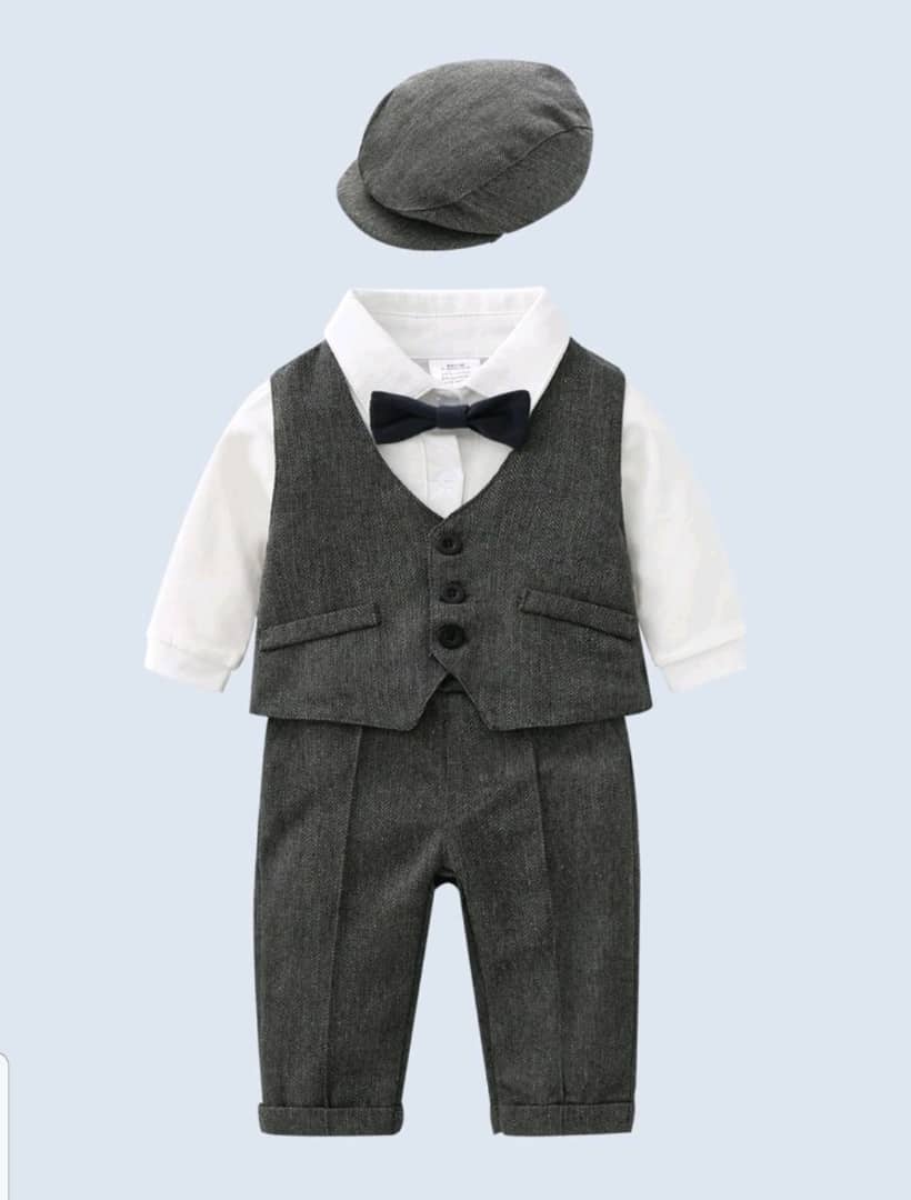 Baby bow front suit 6pcs