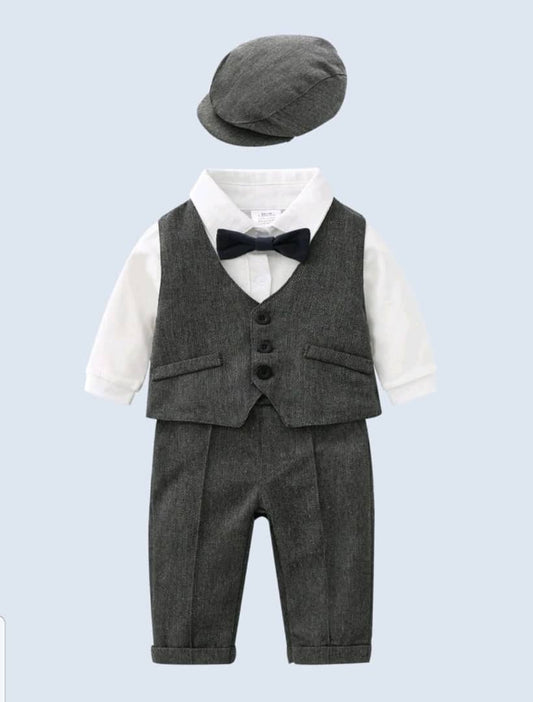 Baby bow front suit 6pcs