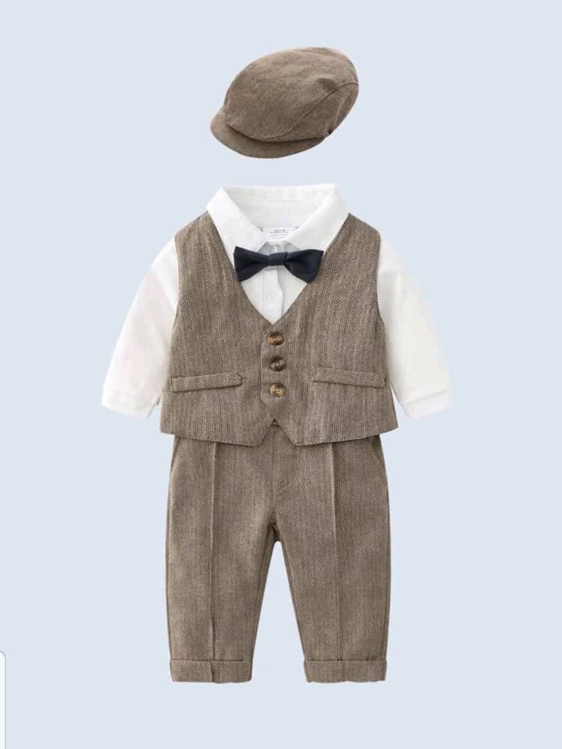 Baby bow front suit 6pcs