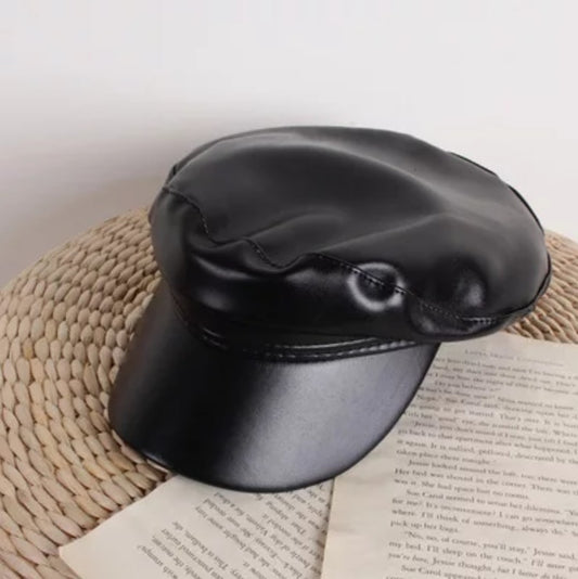 Leather hat