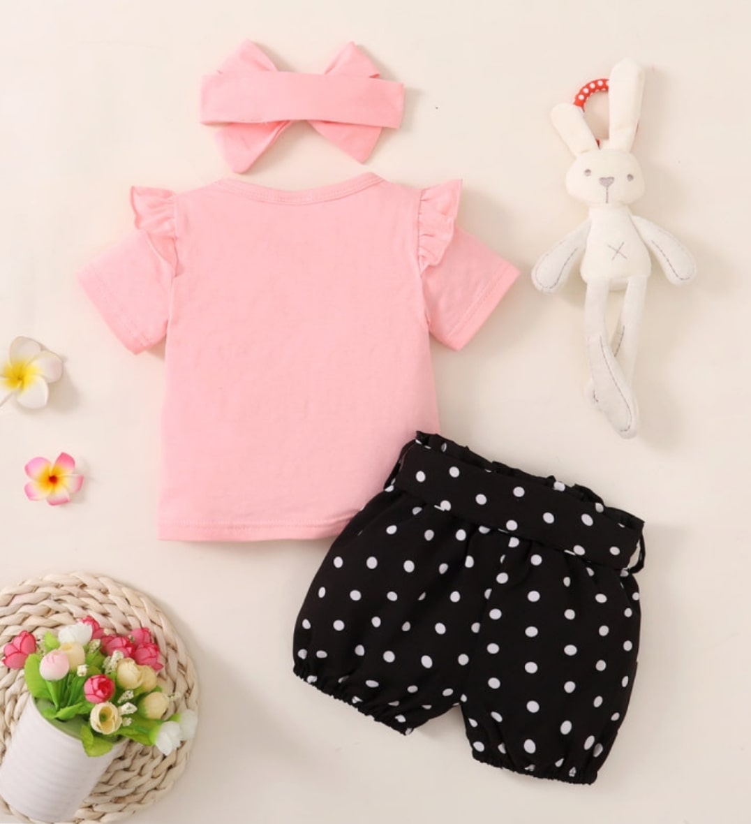 Rabbit dots short 2pcs