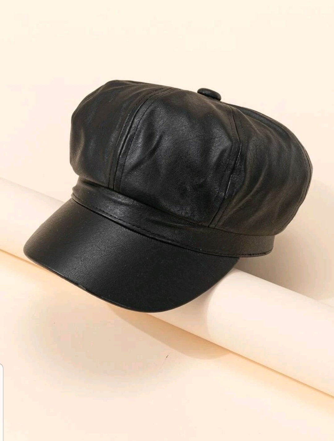 Leather hat