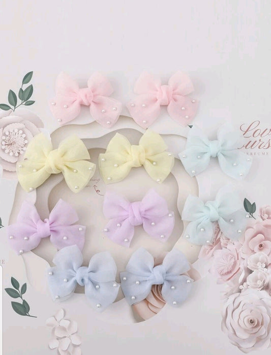 Pearl clips 10pcs