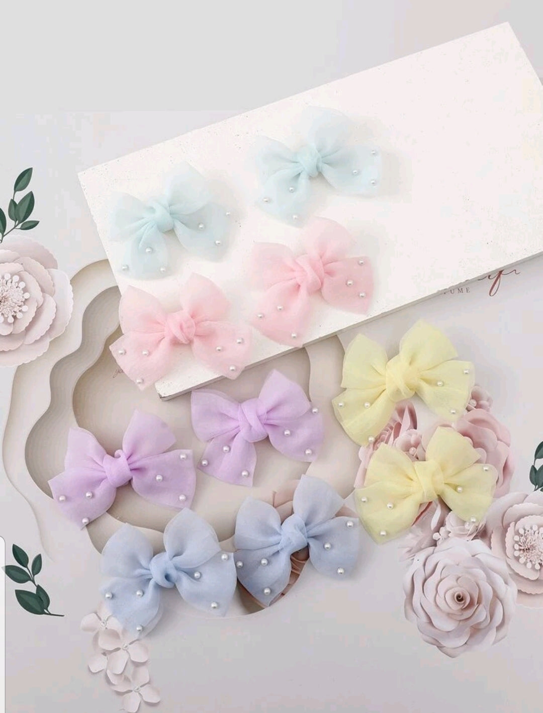 Pearl clips 10pcs