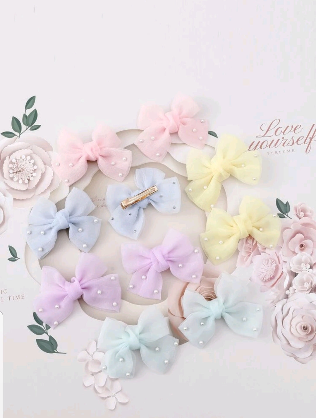 Pearl clips 10pcs