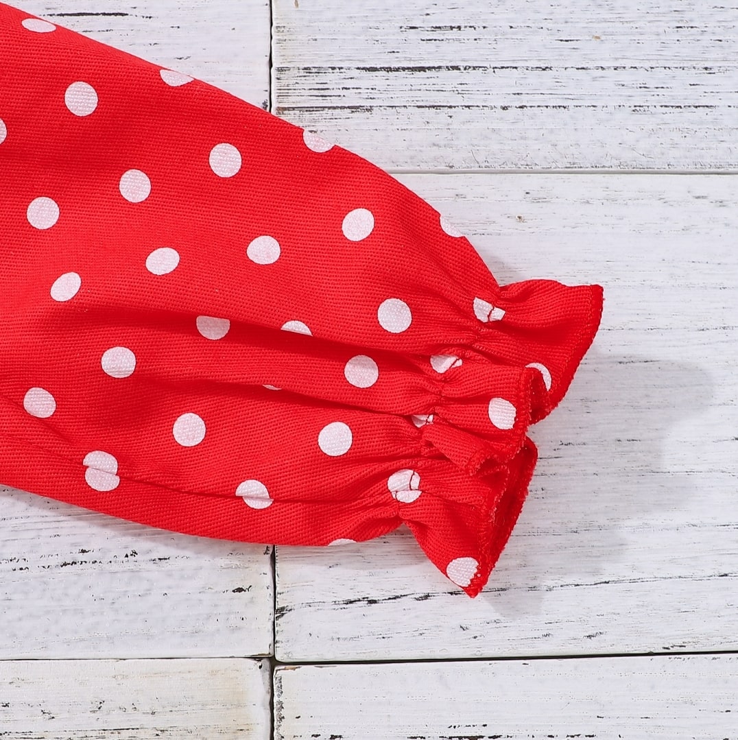 Splaced polka dress 3pcs