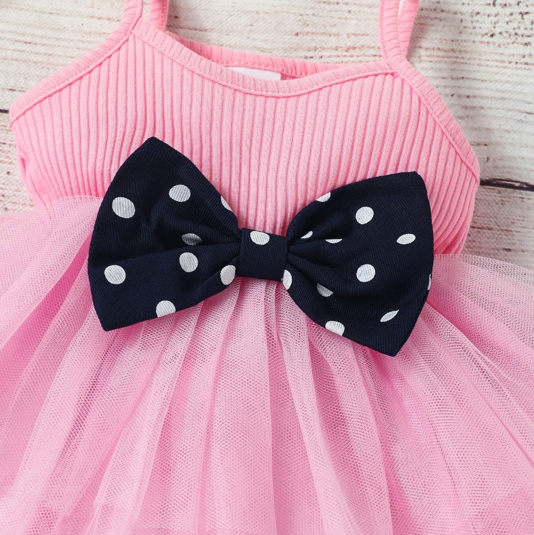 Splaced polka dress 3pcs